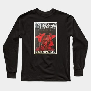 Lady Death and the GothMoths Long Sleeve T-Shirt